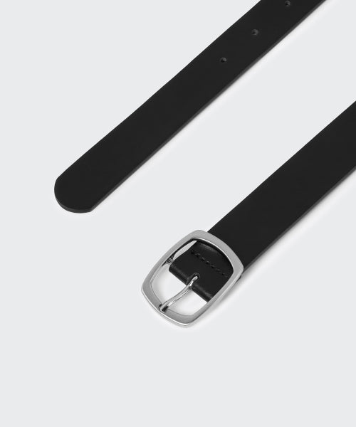 MUSINSA STANDARD WOMAN MUSINSA STANDARD WOMAN Women's Oval Square Synthetic Leather Belt_25mm