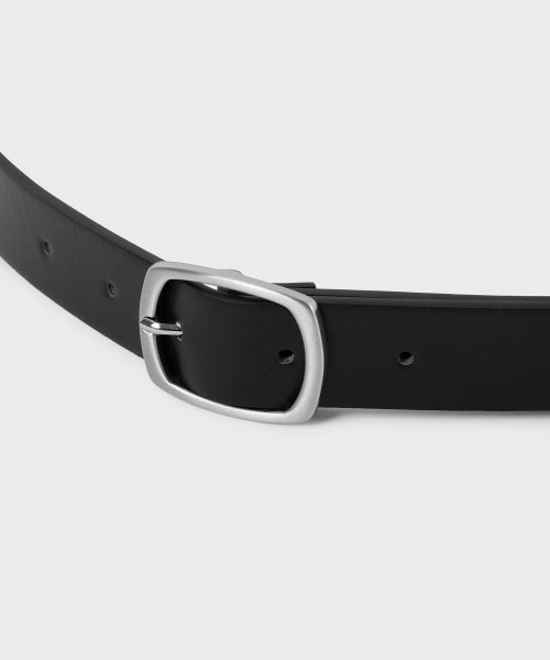 MUSINSA STANDARD WOMAN MUSINSA STANDARD WOMAN Women's Oval Square Synthetic Leather Belt_25mm