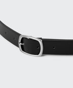 MUSINSA STANDARD WOMAN MUSINSA STANDARD WOMAN Women's Oval Square Synthetic Leather Belt_25mm