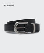 MUSINSA STANDARD WOMAN MUSINSA STANDARD WOMAN Women's Synthetic Leather Semi Western Slim Belt 20mm