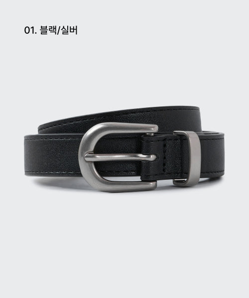 MUSINSA STANDARD WOMAN MUSINSA STANDARD WOMAN Women's Synthetic Leather Semi Western Slim Belt 20mm