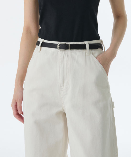 MUSINSA STANDARD WOMAN MUSINSA STANDARD WOMAN Women's Synthetic Leather Semi Western Slim Belt 20mm