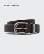 MUSINSA STANDARD WOMAN MUSINSA STANDARD WOMAN Women's Synthetic Leather Semi Western Slim Belt 20mm