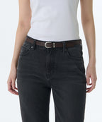 MUSINSA STANDARD WOMAN MUSINSA STANDARD WOMAN Women's Synthetic Leather Semi Western Slim Belt 20mm