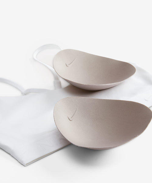 NIKE Nike Adjustable Sports Bra W - White: Stone Mauve