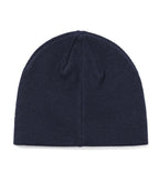 THISISNEVERTHAT THISISNEVERTHAT Debossed No Cuff Beanie Navy