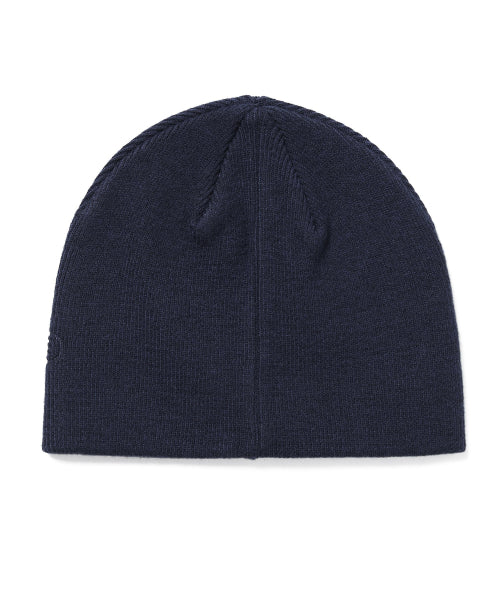 THISISNEVERTHAT THISISNEVERTHAT Debossed No Cuff Beanie Navy