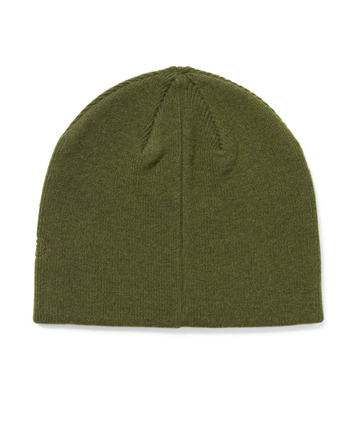 THISISNEVERTHAT THISISNEVERTHAT Debossed No Cuff Beanie Olive