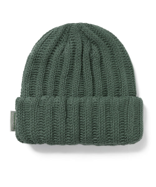THISISNEVERTHAT THISISNEVERTHAT Low Gauge Ribbed Beanie Moss