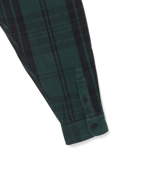 THISISNEVERTHAT THISISNEVERTHAT Big Flannel Work Shirt Green