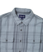 THISISNEVERTHAT THISISNEVERTHAT Big Flannel Work Shirt Slate