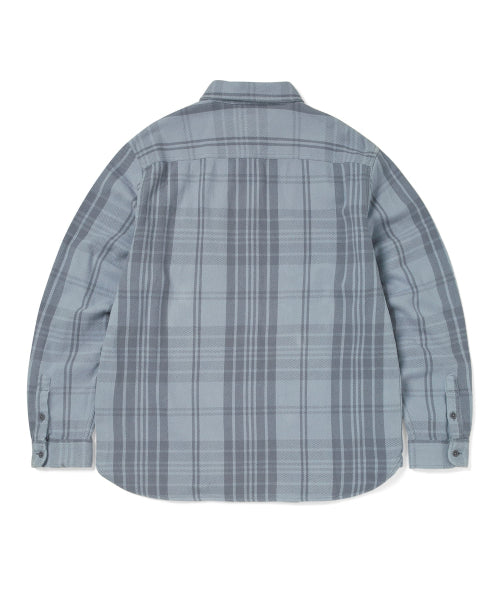THISISNEVERTHAT THISISNEVERTHAT Big Flannel Work Shirt Slate