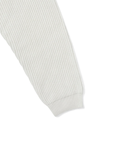 THISISNEVERTHAT THISISNEVERTHAT Washed Block Knit Sweater Ivory