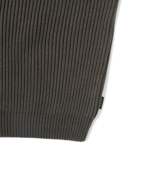 THISISNEVERTHAT THISISNEVERTHAT Washed Block Knit Sweater Charcoal