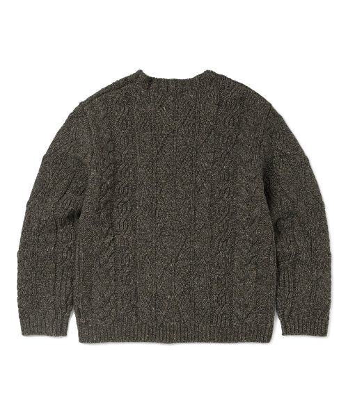 THISISNEVERTHAT THISISNEVERTHAT Cable Knit Sweater Brown