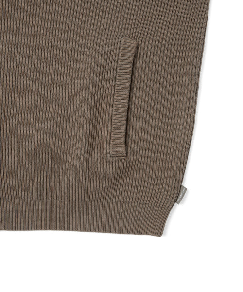 THISISNEVERTHAT THISISNEVERTHAT Washed Full Zip Cardigan Grey