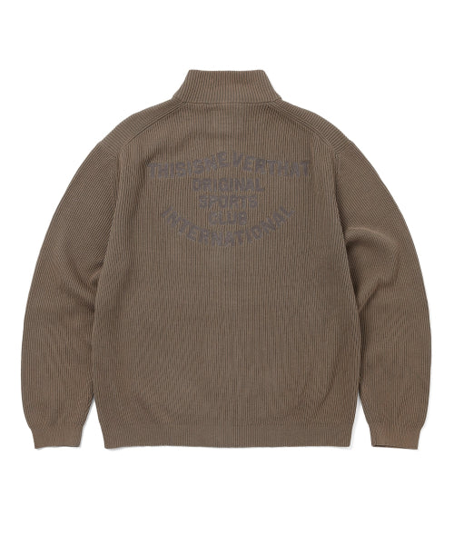 THISISNEVERTHAT THISISNEVERTHAT Washed Full Zip Cardigan Grey