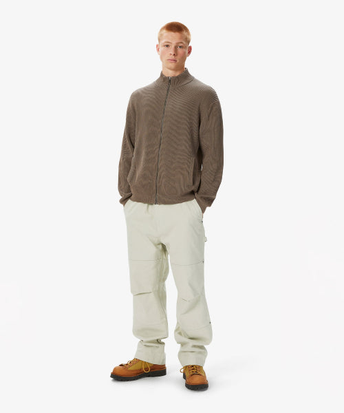 THISISNEVERTHAT THISISNEVERTHAT Washed Full Zip Cardigan Grey