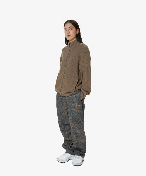 THISISNEVERTHAT THISISNEVERTHAT Washed Full Zip Cardigan Grey