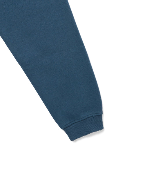 THISISNEVERTHAT THISISNEVERTHAT Damaged Half Zip Polo Sweatshirt Deep Water