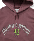THISISNEVERTHAT THISISNEVERTHAT Fortuna Logo Hoodie Fuchsia
