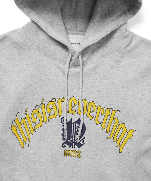 THISISNEVERTHAT THISISNEVERTHAT Fortuna Logo Hoodie Heather Grey