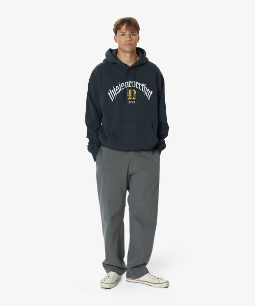 THISISNEVERTHAT THISISNEVERTHAT Fortuna Logo Hoodie Navy