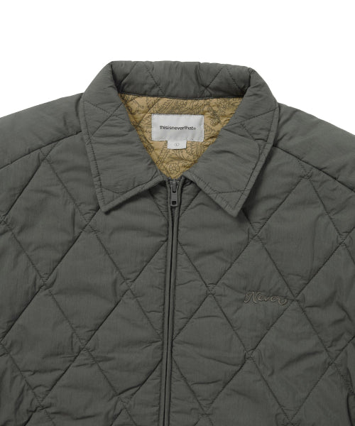 THISISNEVERTHAT THISISNEVERTHAT Quilted Jacket Charcoal