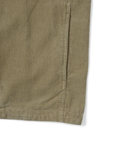 THISISNEVERTHAT THISISNEVERTHAT Washed Corduroy Zip Jacket Khaki