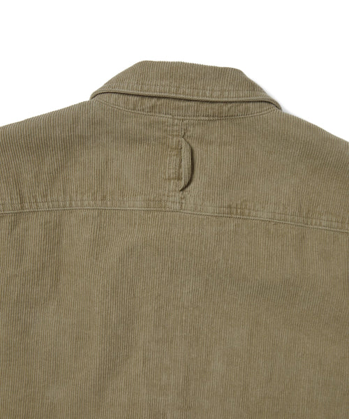 THISISNEVERTHAT THISISNEVERTHAT Washed Corduroy Zip Jacket Khaki