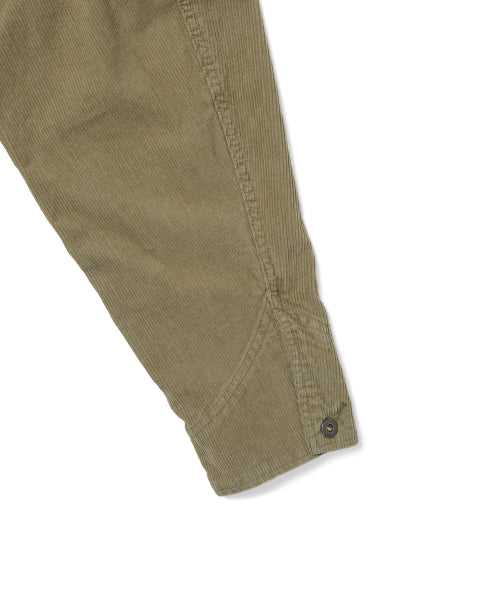 THISISNEVERTHAT THISISNEVERTHAT Washed Corduroy Zip Jacket Khaki