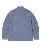 THISISNEVERTHAT THISISNEVERTHAT Washed Corduroy Zip Jacket Light Indigo