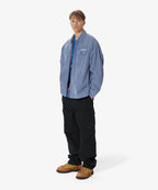 THISISNEVERTHAT THISISNEVERTHAT Washed Corduroy Zip Jacket Light Indigo
