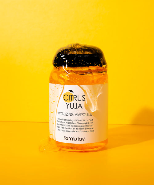 FARMSTAY Citrus Yuzu Vitalizing Ampoule 250ml (+Soothing Gel 100ml x 2)