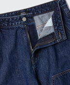 MUSINSA STANDARD WOMAN MUSINSA STANDARD WOMAN Denim Double Knee Carpenter Pants [Medium Indigo]