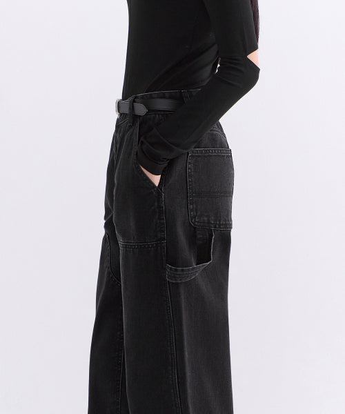 MUSINSA STANDARD WOMAN MUSINSA STANDARD WOMAN Women's Denim Double Knee Carpenter Pants