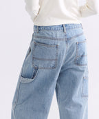 MUSINSA STANDARD WOMAN MUSINSA STANDARD WOMAN Denim Carpenter Pants Light Indigo