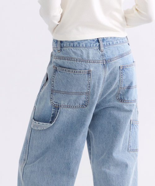 MUSINSA STANDARD WOMAN MUSINSA STANDARD WOMAN Denim Carpenter Pants Light Indigo