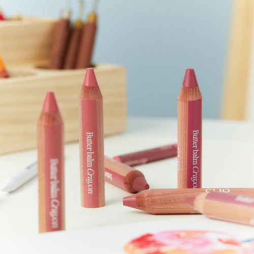 CLIO CLIO Butter Balm Crayon Set [2pack + Sharpener]