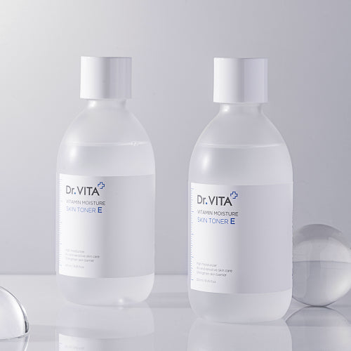 DRVITA [3 types of trial samples provided] Radiance, wrinkle improvement dual functional vitamin E skin toner 250ml