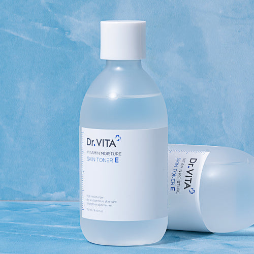 DRVITA [3 types of trial samples provided] Radiance, wrinkle improvement dual functional vitamin E skin toner 250ml