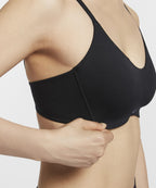 NIKE NIKE Elate Minimalist Light Support Pad Convertible Sports Bra W - Black:Cool Gray