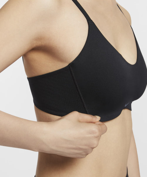 NIKE NIKE Elate Minimalist Light Support Pad Convertible Sports Bra W - Black:Cool Gray