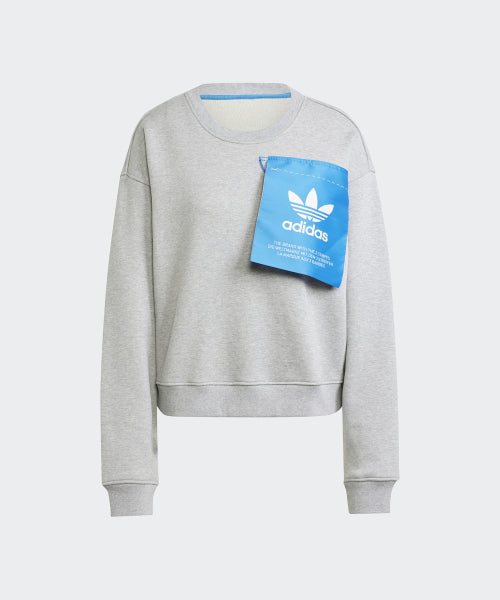 ADIDAS ADIDAS Label Sweatshirt - Gray