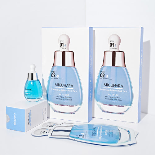 MIGUHARA MIGUHARA 2 Step Aqua Balance Mask Pack 5 sheets