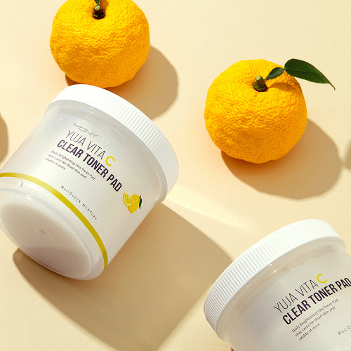 MQNY Yuja toner pad, hypoallergenic calming moisture pad, 100 sheets, 240ml large capacity