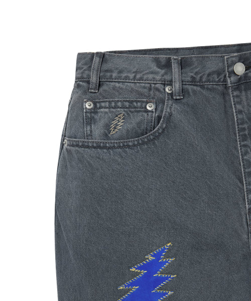 THISISNEVERTHAT THISISNEVERTHAT GD Lightning Relaxed Jeans Dusty Blue