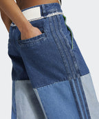 ADIDAS ADIDAS Patchwork Denim Jeans - Blue