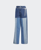 ADIDAS ADIDAS Patchwork Denim Jeans - Blue