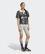 ADIDAS ADIDAS Graphic Towel Polo Shirt - Black